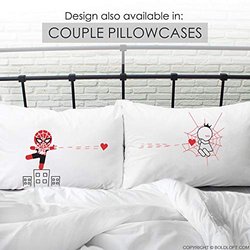 BoldLoft Matching Couple T-Shirts for Him and Her - His & Hers Love Shirts (Women's Size L/Men's L, White) - Perfect for Anniversaries, Date Nights & Romantic Getaways