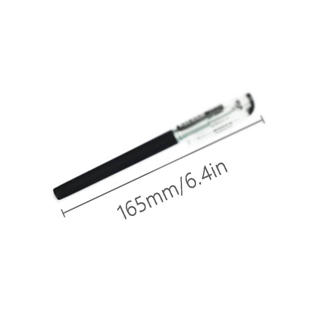 Premium 12-Pack Black Gel Pens - 0.4mm Ultra Fine Point Rolling Ball Pens with Quick-Drying Ink & Comfortable Grip - Smooth Writing for School, Office, Journaling, Art & Note Taking