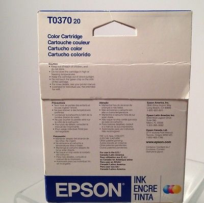 Epson T037020 Tri-Color Ink Cartridge - High-Quality Replacement for Epson Printers - Perfect for Home, Office & School Printing Needs