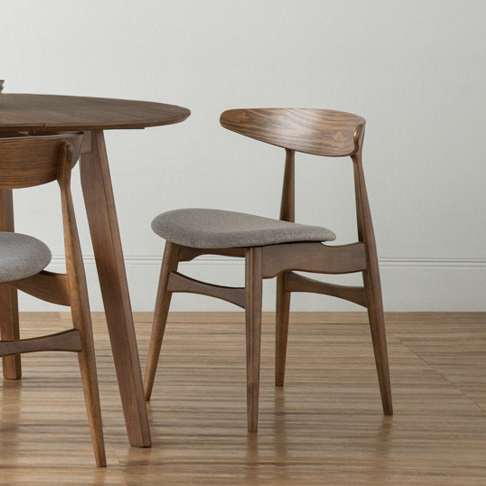 Tracey Dining Chair - Modern Wooden Dining Room Chair with Padded Seat - Perfect for Kitchen, Dining Room, and Home Office Use