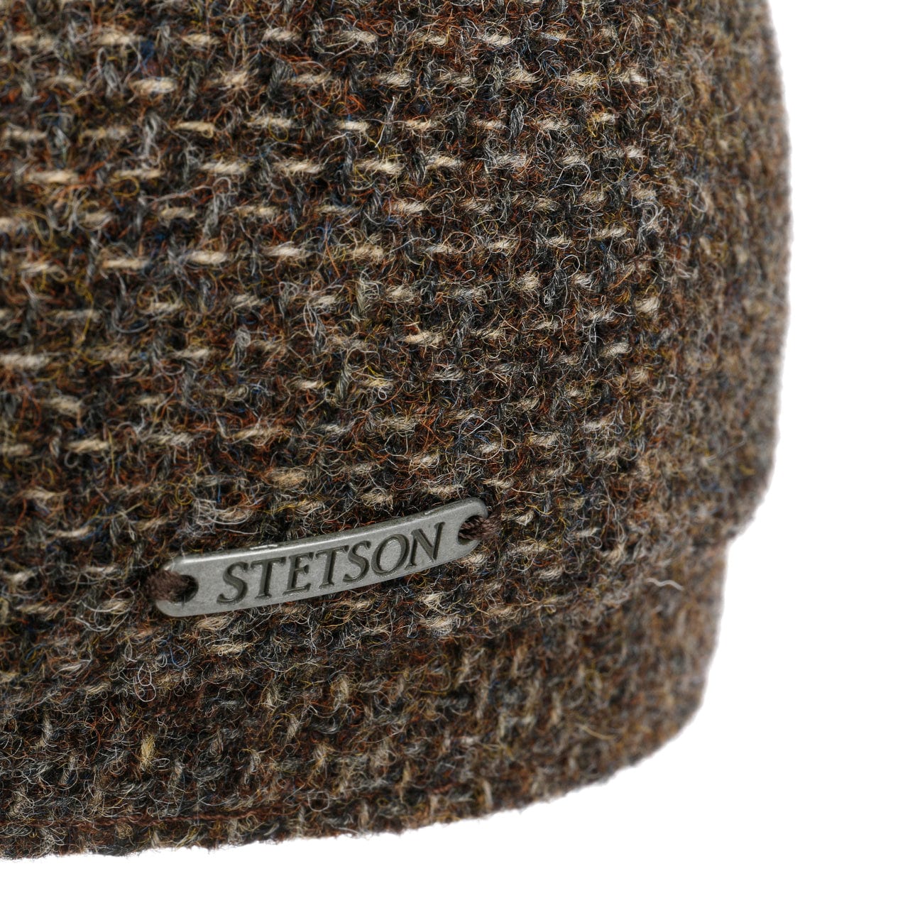 Stetson Belfast Tweed Flat Cap for Men - Classic Irish Wool Driver Hat for Outdoor, Golf, and Casual Wear