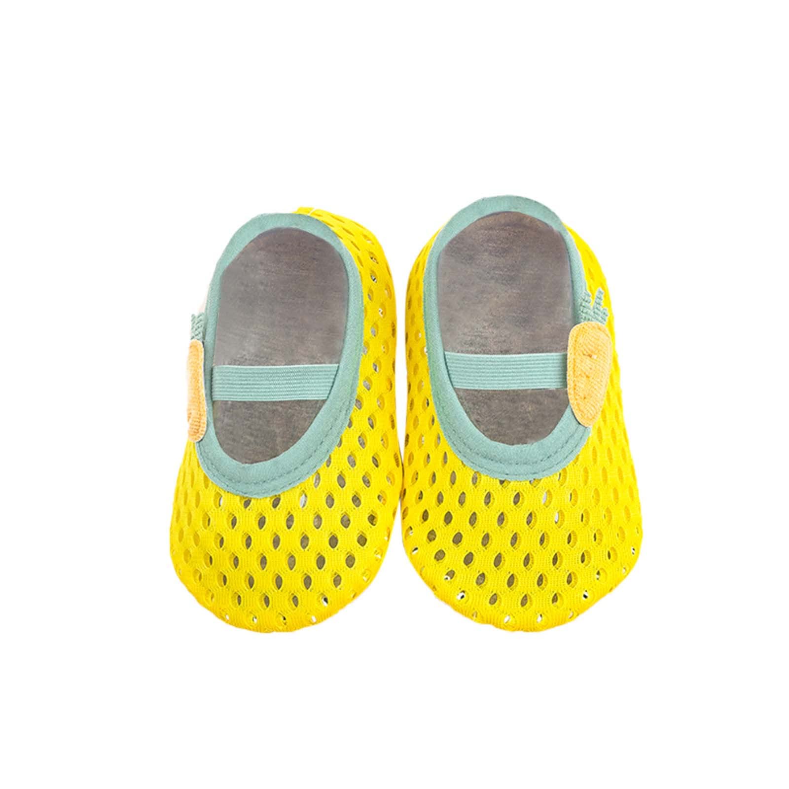 IKFIVQD Toddler Kids Boys & Girls Animal Print Cartoon Sandals - Non-Slip Barefoot Aqua Socks Shoes for Beach, Pool, Indoor Play & Outdoor Activities