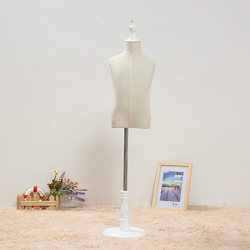 BEIFU FORM Child Mannequin Dress Form - White Display Stand for Clothing Store, Window Display Rack (3-4 Years) | Perfect for Kids Fashion Boutiques, Retail Stores, and Visual Merchandising