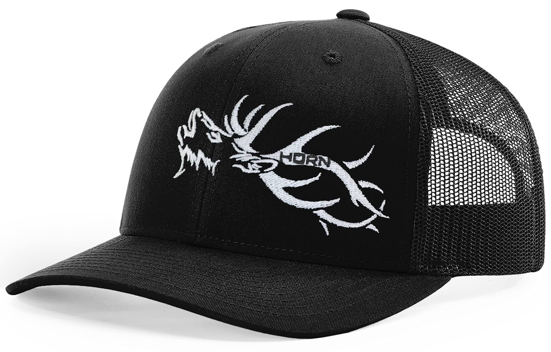 Elk Trucker Hat - Adjustable Mesh Back Baseball Cap for Men & Women - Perfect for Outdoor Adventures, Hiking, and Casual Wear