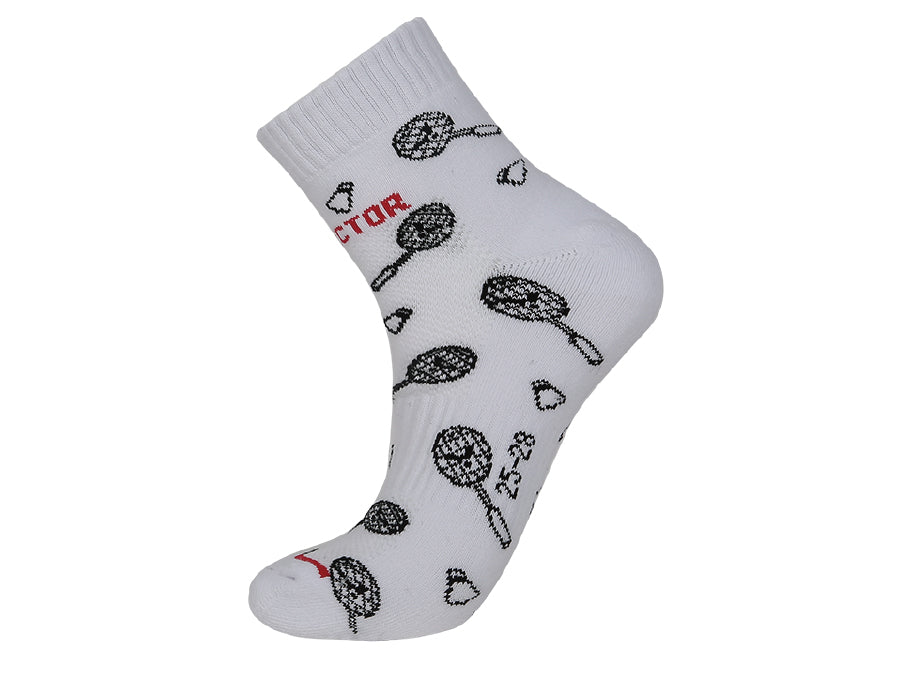 Victor Unisex Sport Crew Socks SK 163C - Breathable Athletic Socks for Men & Women - Perfect for Running, Gym Workouts & Everyday Comfort [Black]