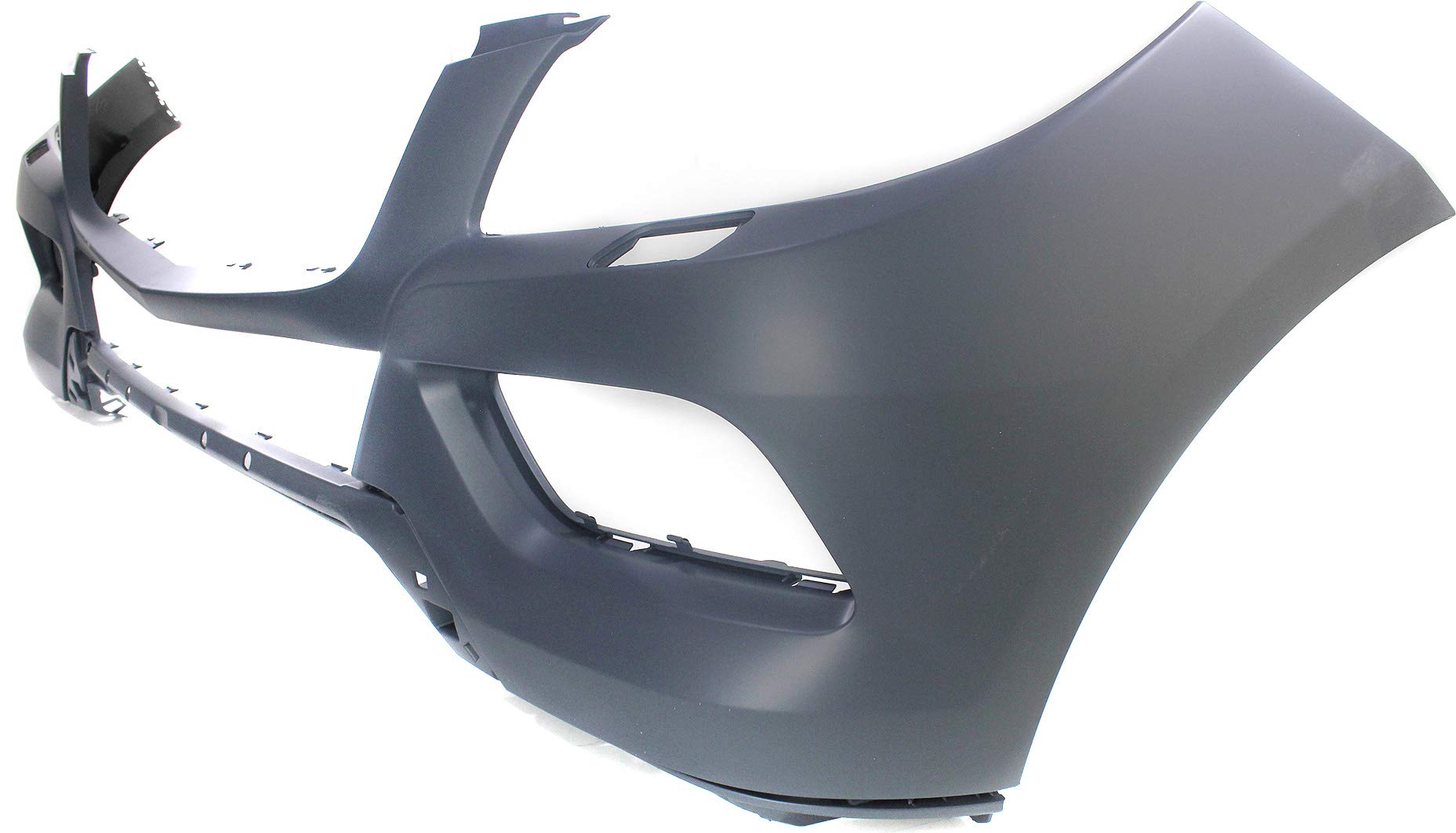 Evan-Fischer Primed Front Bumper Cover for 2012-2014 Mercedes Benz ML350 ML550 with Headlight Washer Holes | Replacement Auto Body Part for Off-Road Protection & Style Upgrade