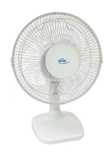 Elta Germany 9024 9-Inch Table Fan - 220-240V 50Hz - Quiet & Powerful Cooling for Home, Office, or Dorm Room