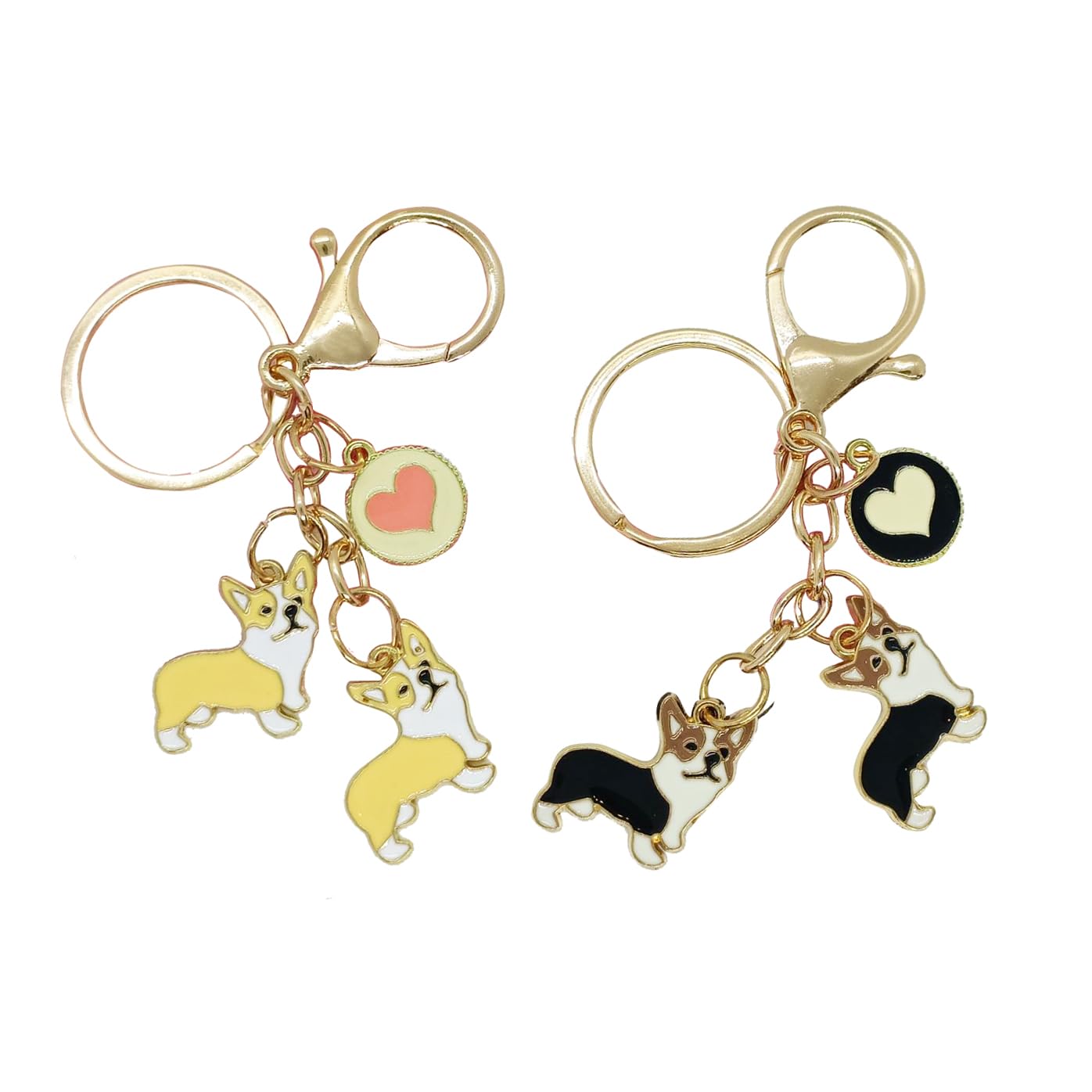 Anime Couple Keychains - Cute Matching Key Rings for Couples, Best Friends & Purse Charms - Perfect for Valentine's Day Gifts, Anniversary Presents & Everyday Carry Accessories