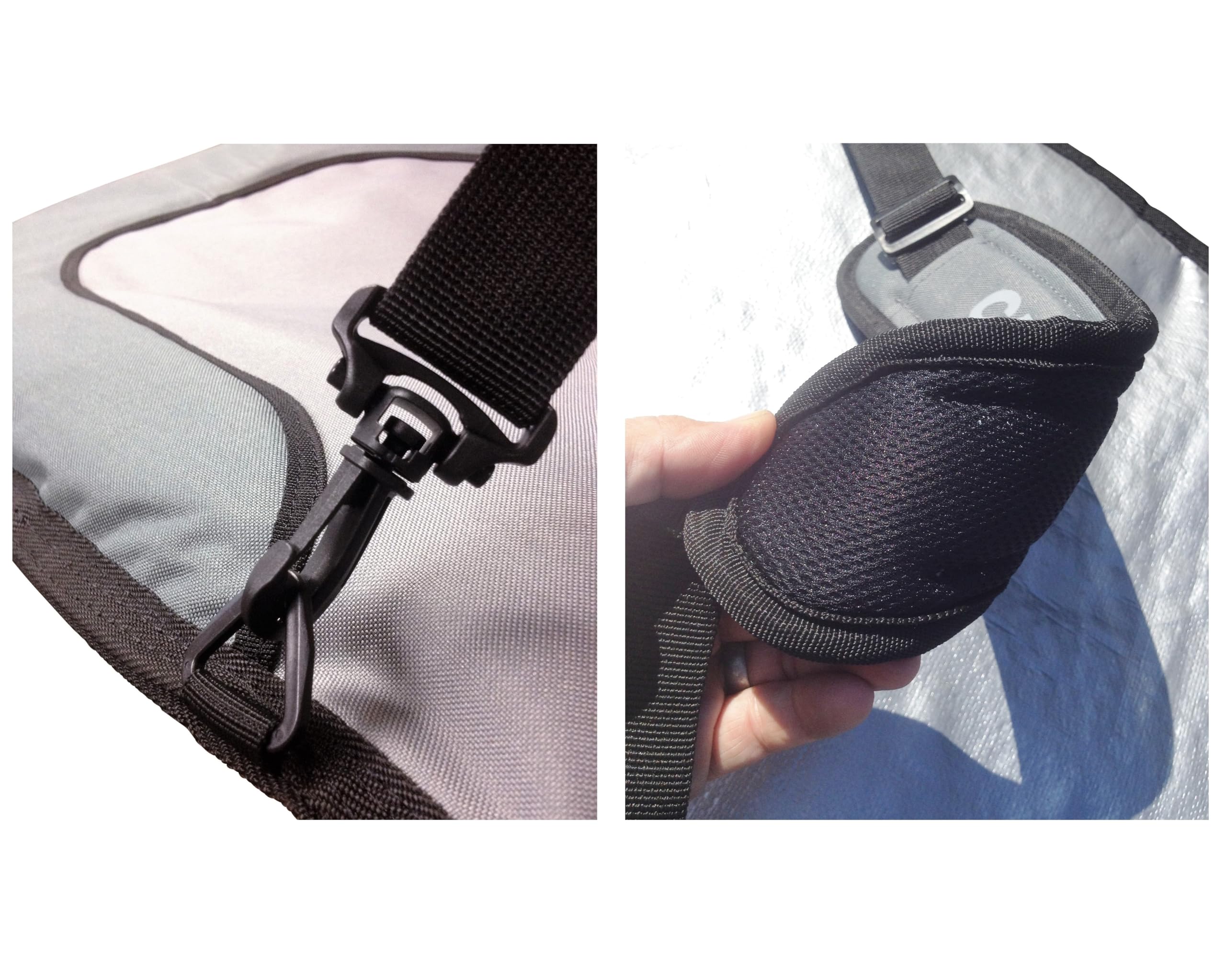 **Compact SUP Travel Cover for Wave Boards - Waterproof Paddle Board Storage Bag (Fits 7'6
