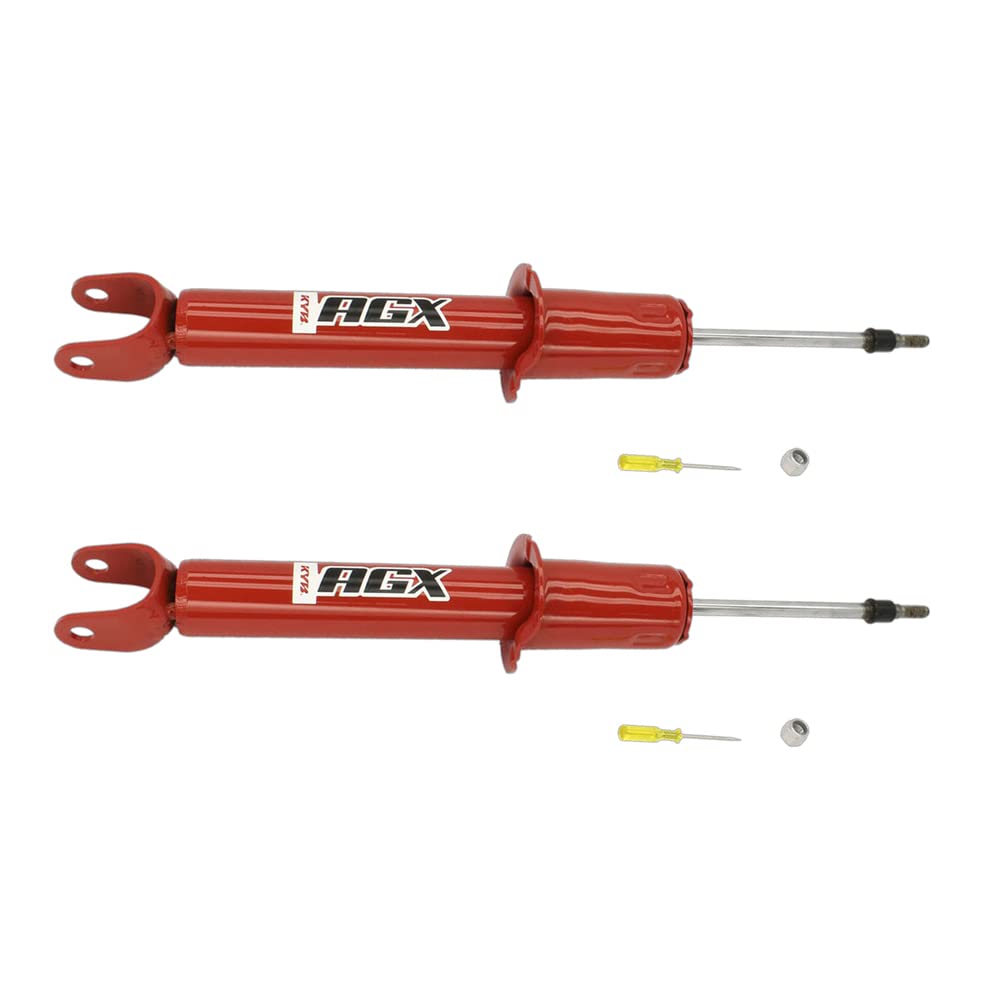BuyAutoParts 77-61861AC New Pair Rear AGX Adjustable Shocks Struts for 1994-1998 Toyota Supra - Improve Ride Comfort & Handling for Street & Track Performance