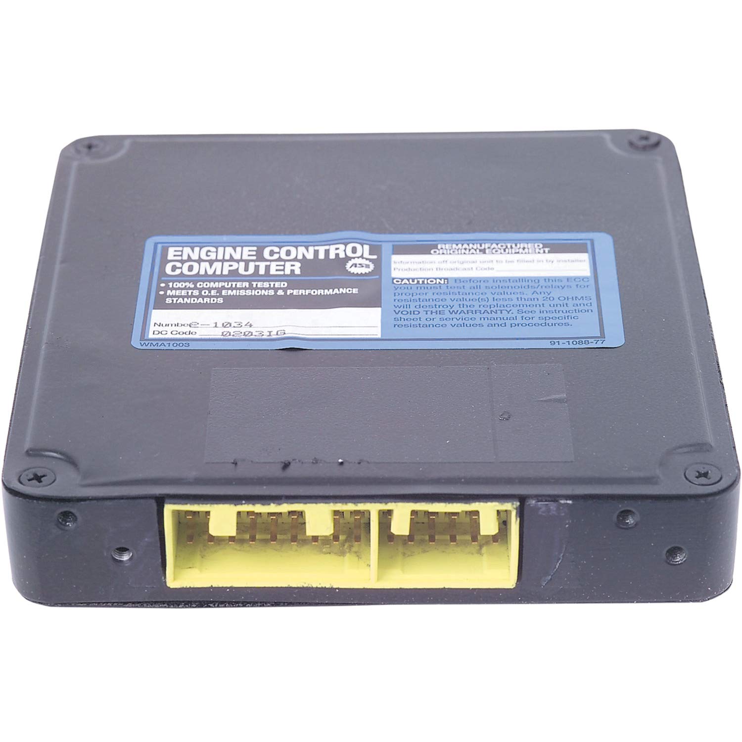 Cardone 72-1034 Remanufactured Engine Control Computer Module (ECC/ECM) - Compatible with Select Vehicles - Improve Engine Performance & Fuel Efficiency - Perfect for Car Repairs & DIY Auto Maintenance