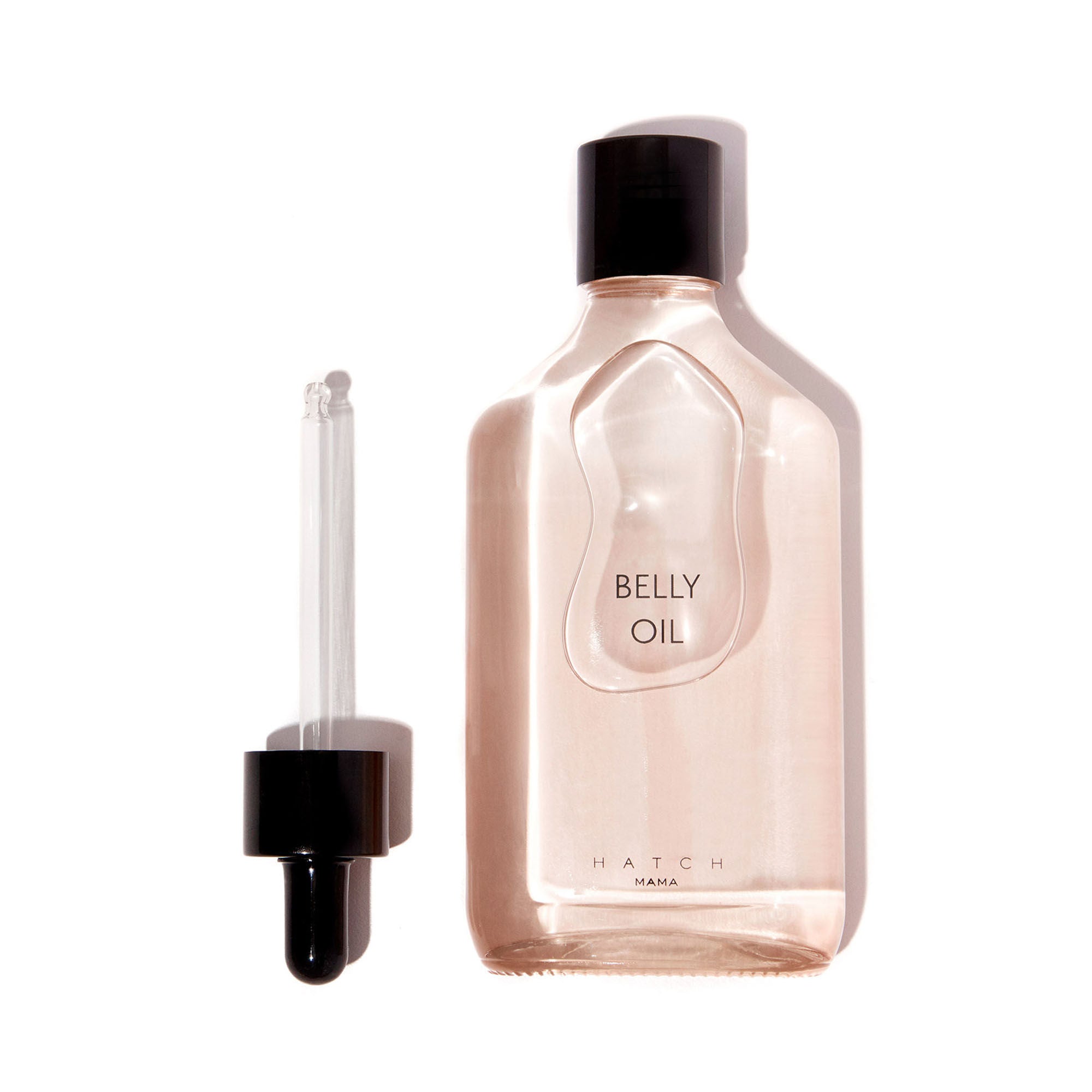 Hatch Mama Belly Oil for Pregnancy - Organic Stretch Mark Prevention & Hydrating Skin Care - Perfect for Maternity, Postpartum & Daily Moisturizing