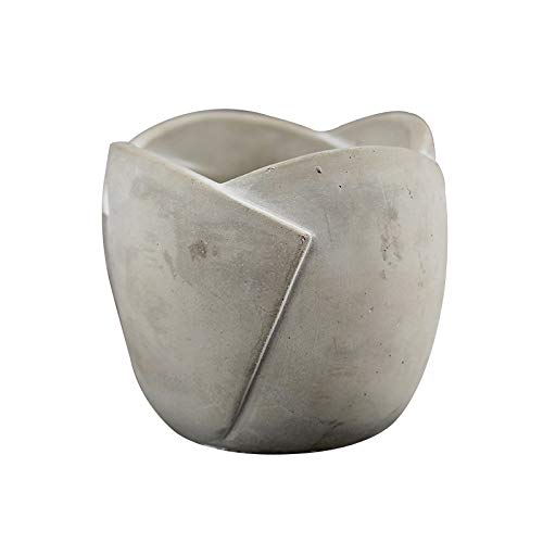 NICOLE Large Concrete Pot Molds for Succulents - DIY Cement Planter Molds, Handmade Candle Holder Making Tools - Perfect for Home Decor, Garden Planters & Craft Projects