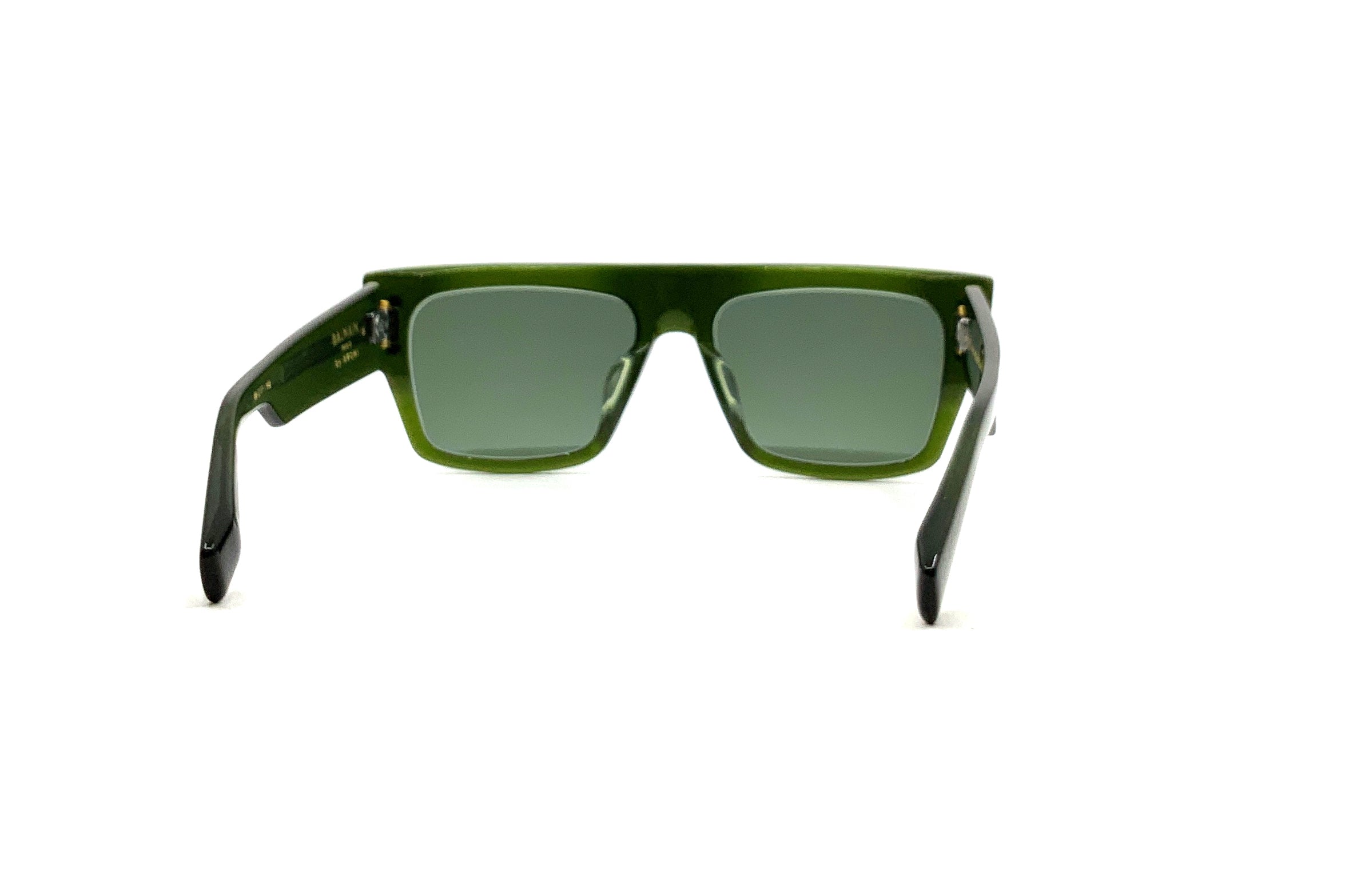 Balmain B III Sunglasses - Olive Green Aviator Style for Men & Women | UV Protection, Fashion Accessory for Outdoor Activities, Driving & Travel