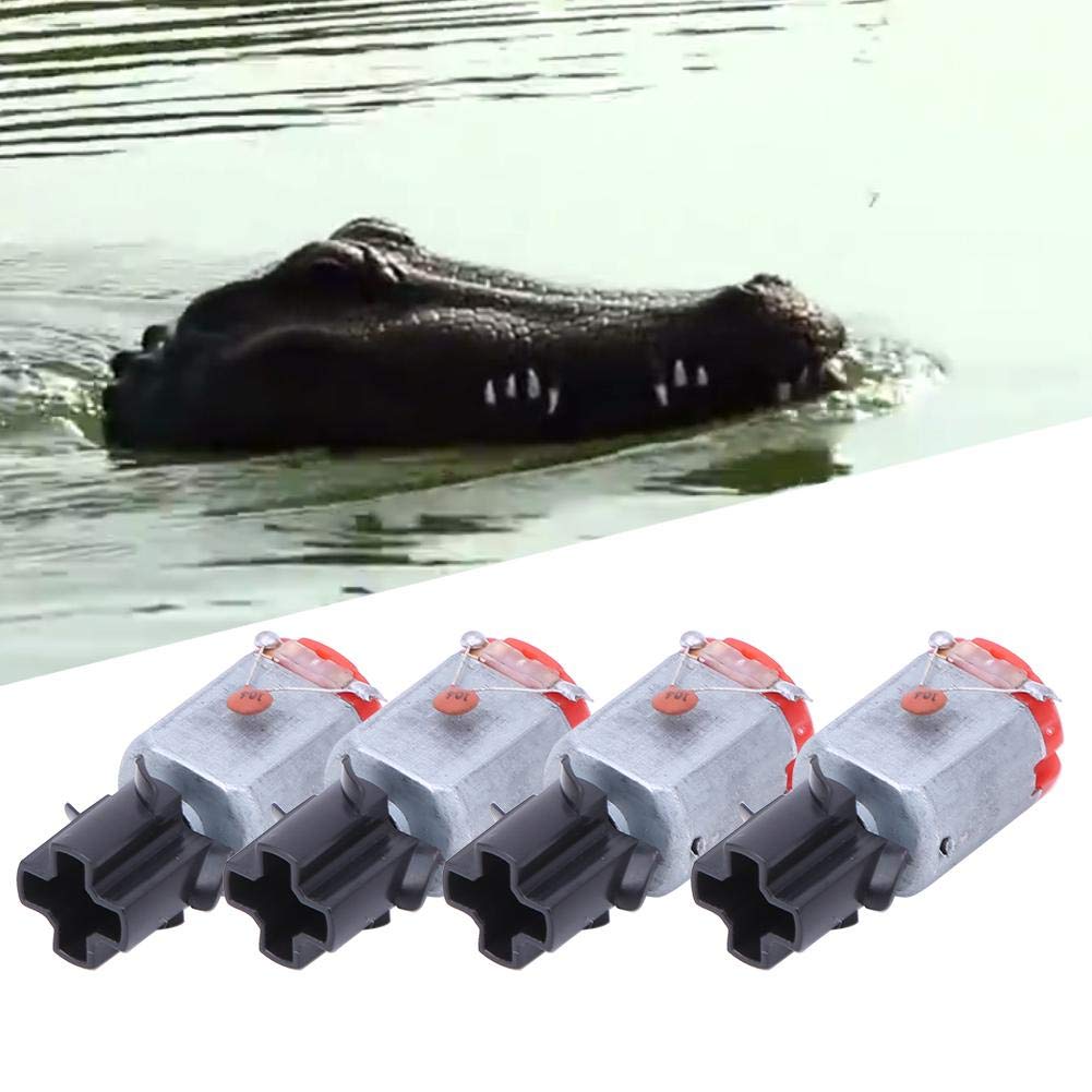 4Pcs Mini RC Boat Electric Motor Replacement Parts - Compatible with Flytec V002 RC Boat | High-Speed Electric Boat Motor Accessories for DIY RC Boat Repair & Upgrades | Perfect for Ponds, Lakes & Pool Racing