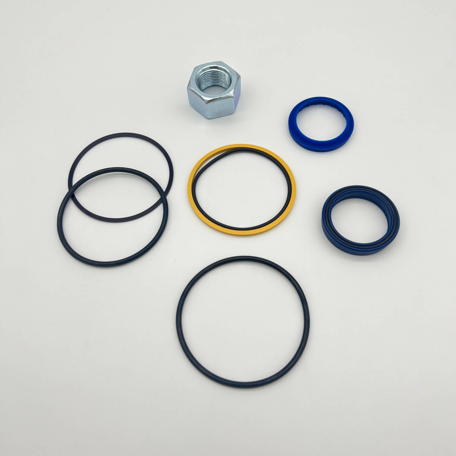 Bobcat 331 & 331E Mini Excavator Swing Seal Kit with Nut - Replacement Seal Kit for Mini Excavator Maintenance & Repair - Perfect for Construction, Landscaping & DIY Projects