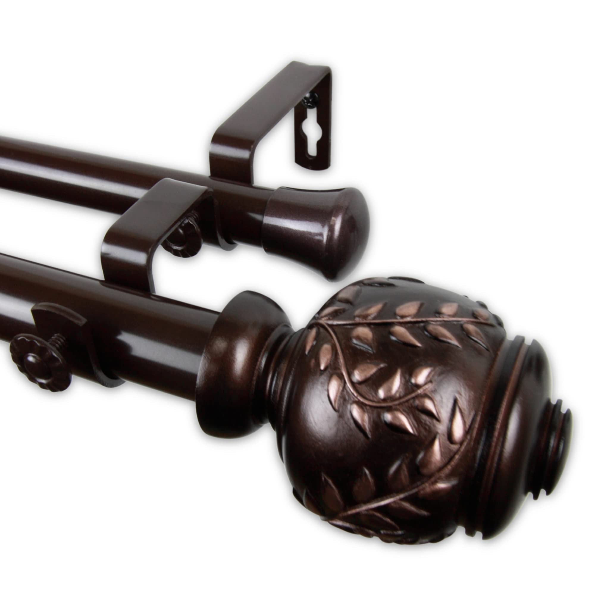 Rod Astamoda Mathilda Double Curtain Rod 1