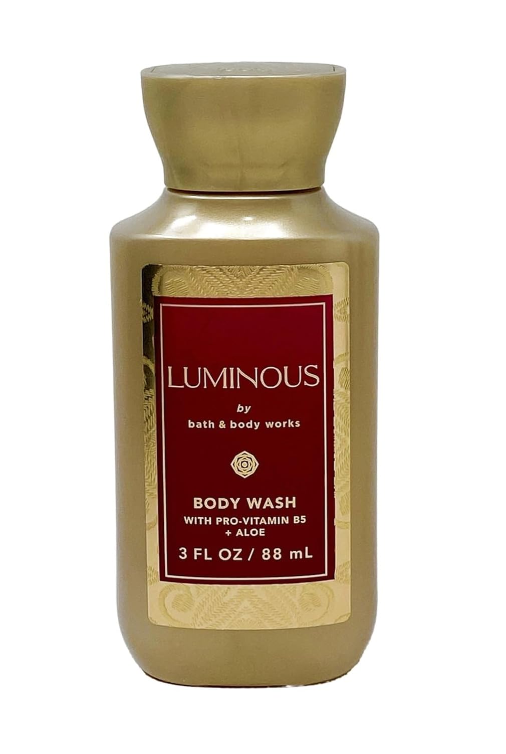 Bath & Body Works Luminous Travel Size Shower Gel 3.0 oz - Moisturizing Body Wash for Women & Men, Perfect for Gym, Travel & On-The-Go Use