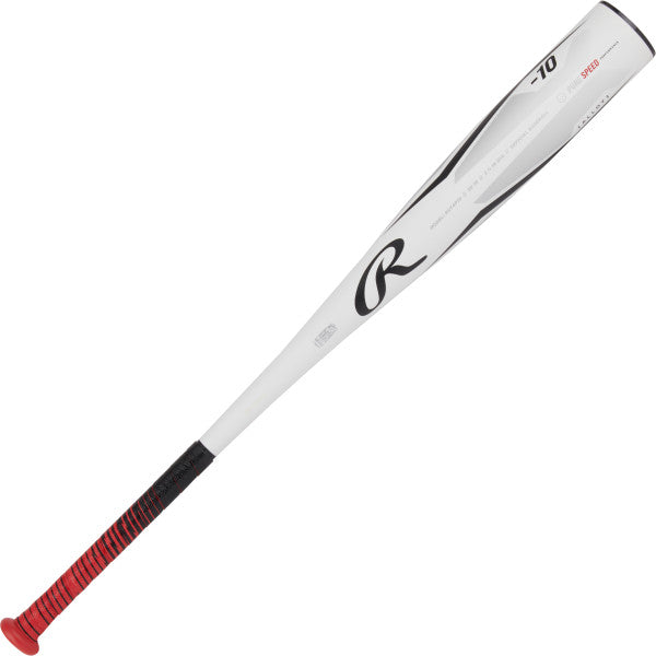 Rawlings Peak 10 USSSA Baseball Bat - 2 3/4 Barrel Size (RUT4P10) | Perfect for Youth & Adult Baseball Games, Training & League Play