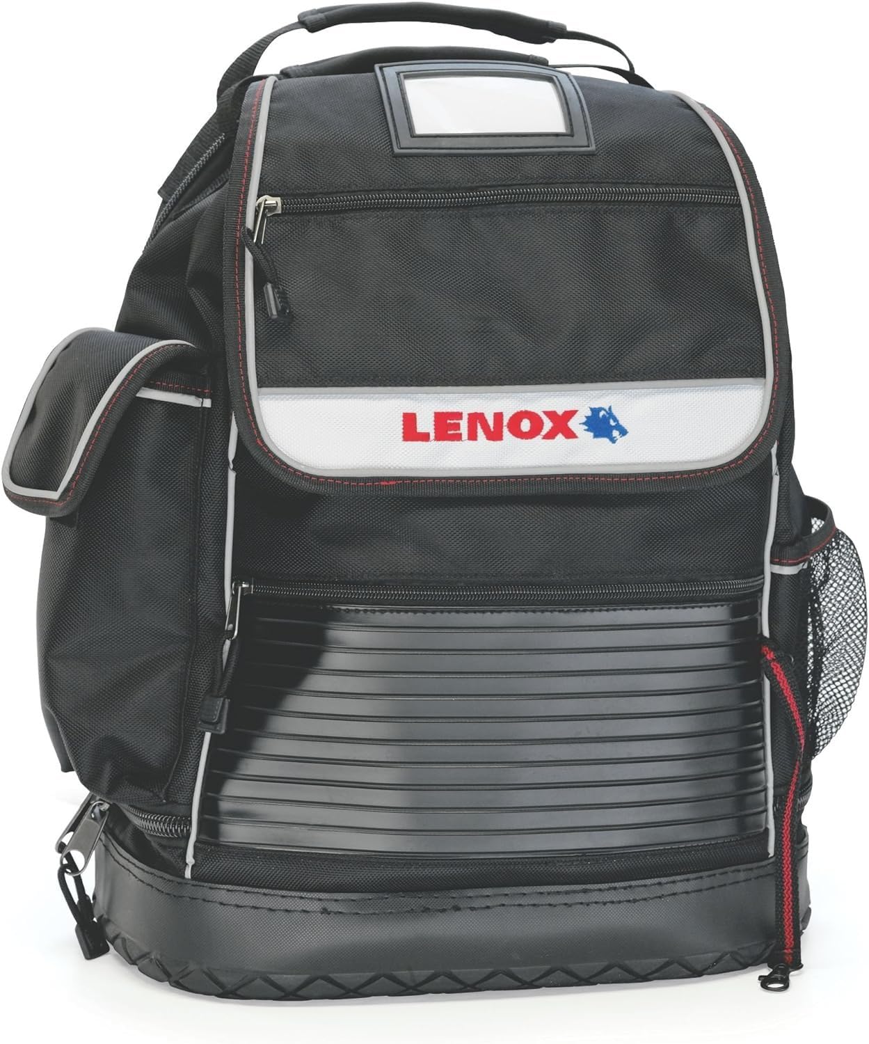 LENOX 30-Pocket Heavy Duty Tool Backpack for Electricians & Contractors - Durable Gray Work Backpack (1894646) - Perfect for Construction Sites, HVAC Work & DIY Projects