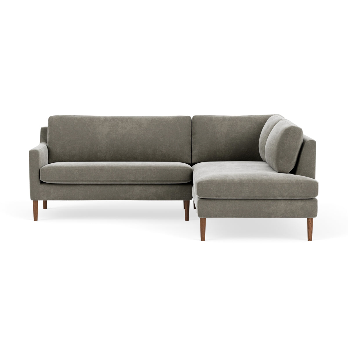 Astha Fabric Right Corner Sofa - Modern L-Shaped Sectional Couch for Living Room, Home Theater & Small Spaces | Comfortable & Stylish Lounge Furniture