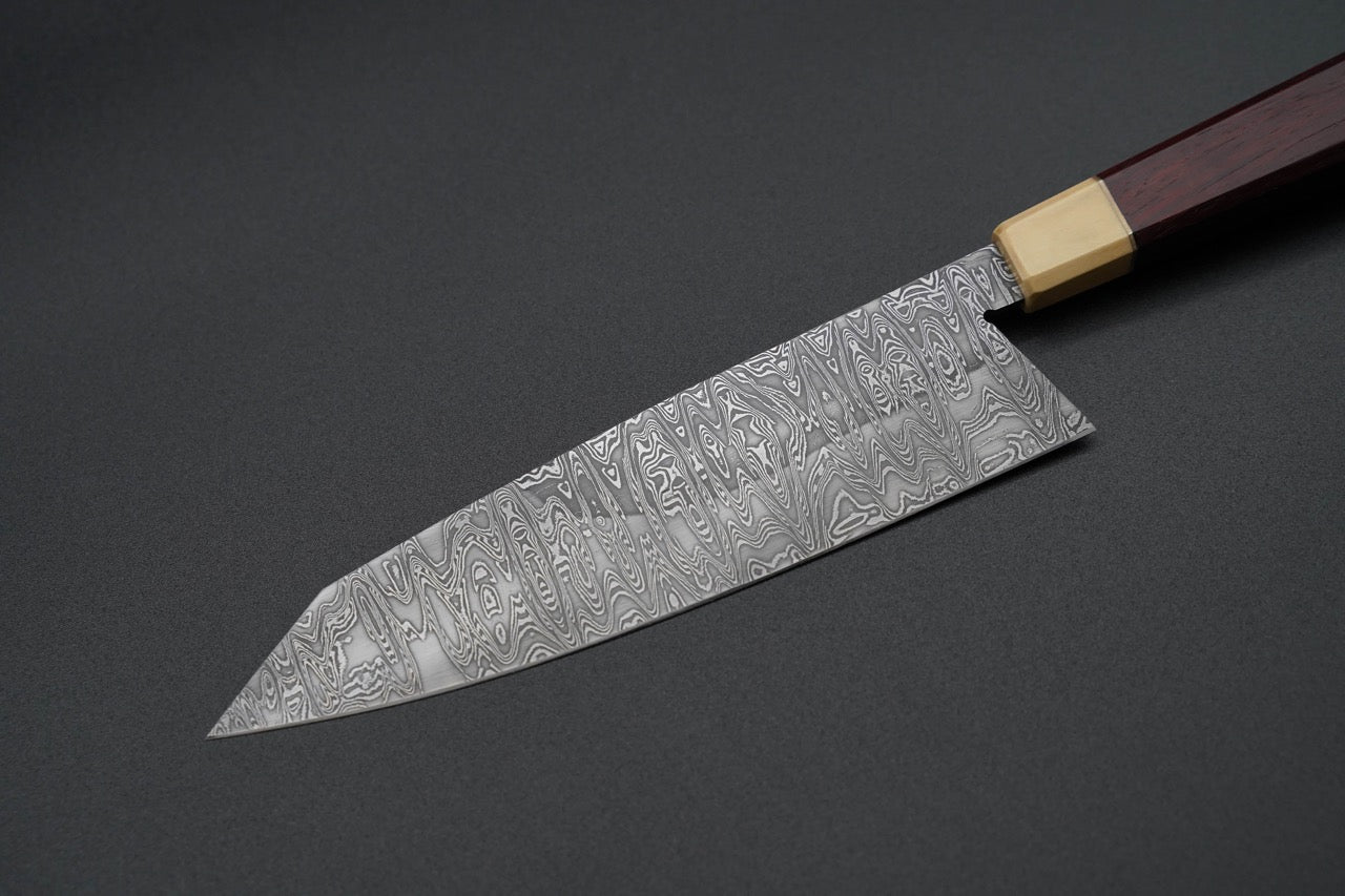 Premium Fudo Forge 205mm K-Tip Gyuto Japanese Chef Knife by Master Smith Erich Orris #1220 - Perfect for Sushi, Meat Slicing & Precision Vegetable Cutting
