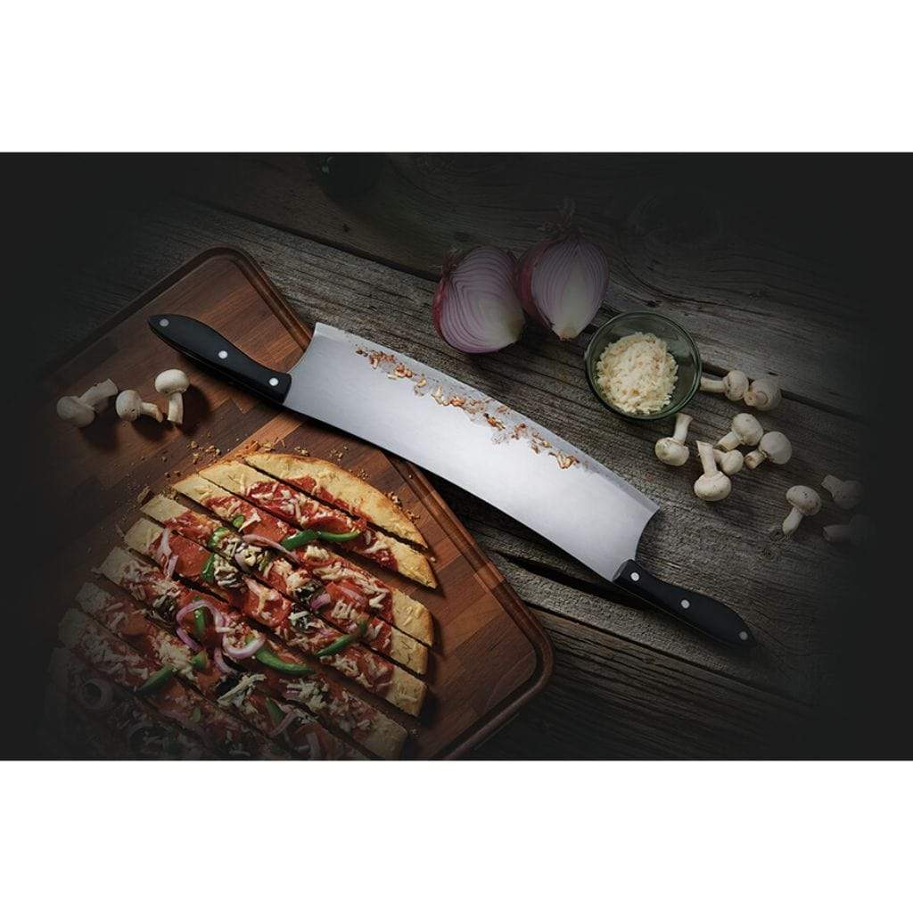 Napoleon 55209 Rocking Pizza Cutter - Stainless Steel Blade with Ergonomic Handle for Easy Cutting - Perfect for Homemade Pizza, Pasta, Dough & Baking Needs