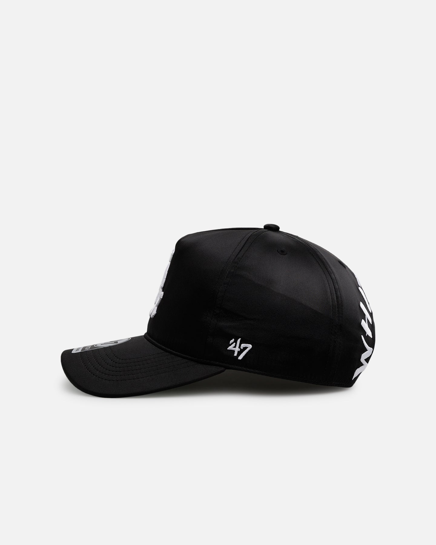 47 Brand Chicago White Sox 'Silky Way' 47 Hitch Snapback Black Hat - Adjustable Baseball Cap for Men & Women - Perfect for Sports, Casual Wear & Fan Gear
