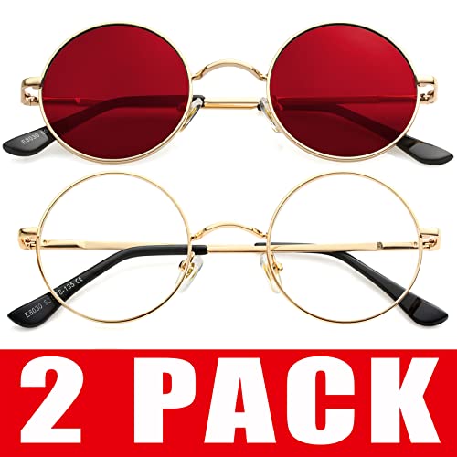 Two-pack (Gold/Red + Gold/Clear)