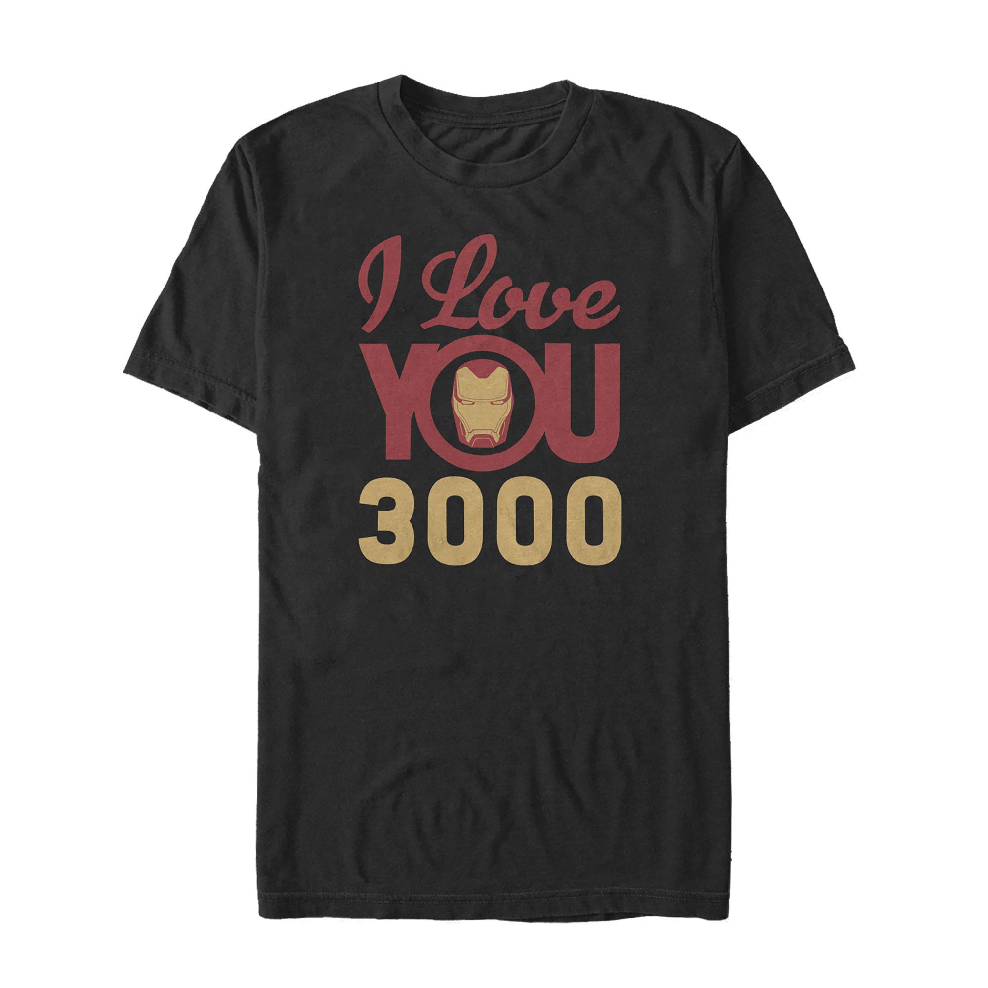Marvel Men's Iron Man Love 3000 Graphic T-Shirt - Cool Superhero Tee for Fans, Gifts & Casual Wear