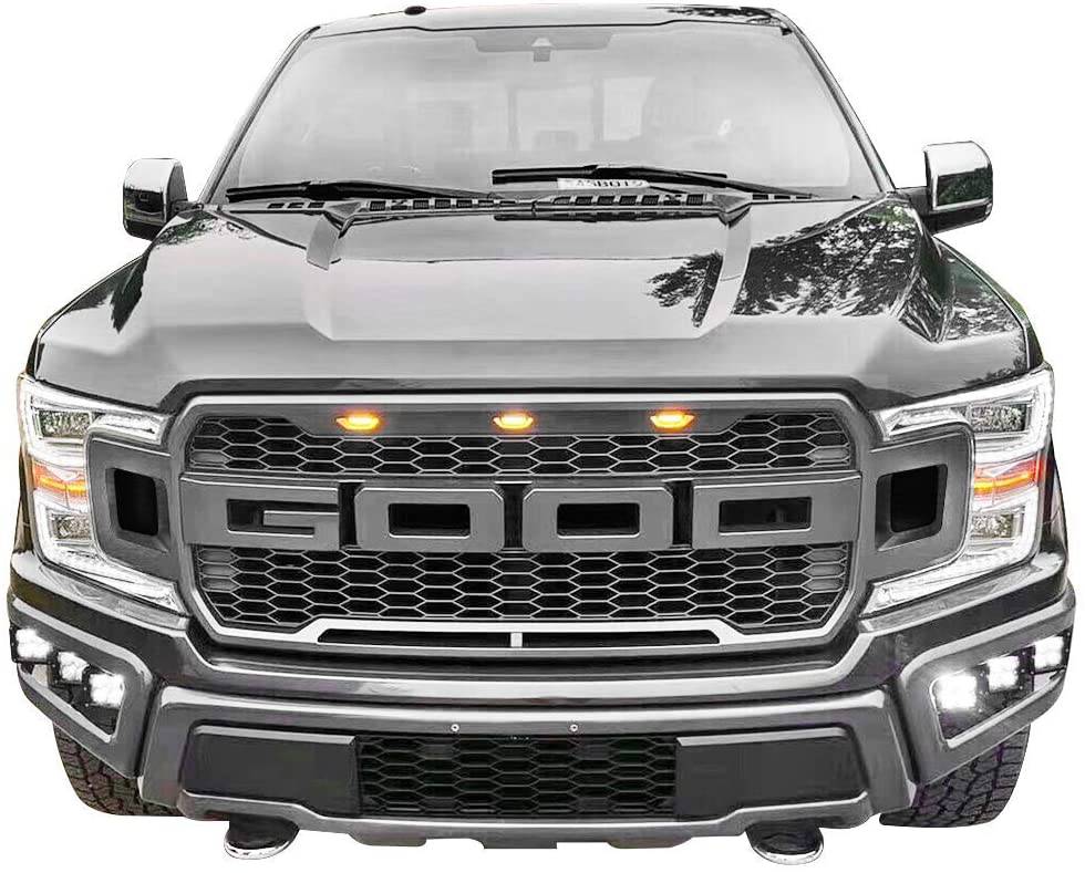 2018-2020 Ford F150 Raptor Style Front Bumper Grille - Matte Black Replacement Grille for Off-Road & Truck Customization | Perfect for Upgrading Your F150's Appearance