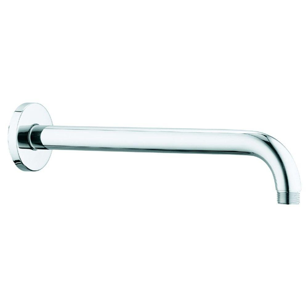 Grohe 28577000 Starlight Chrome Rainshower Shower Arm - Modern Bathroom Fixture for Luxurious Spa-Like Shower Experience