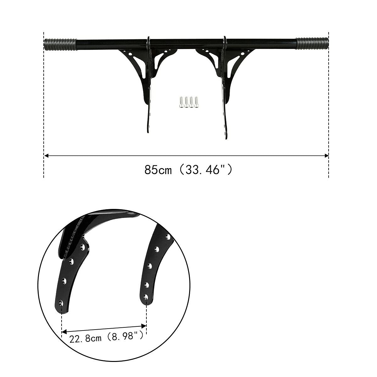 TCMT Highway Footpeg Engine Guard Crash Bar for Harley Low Rider Street Bob 2018-2025 | Heavy-Duty Motorcycle Protection | Perfect for Long Rides & Urban Commuting
