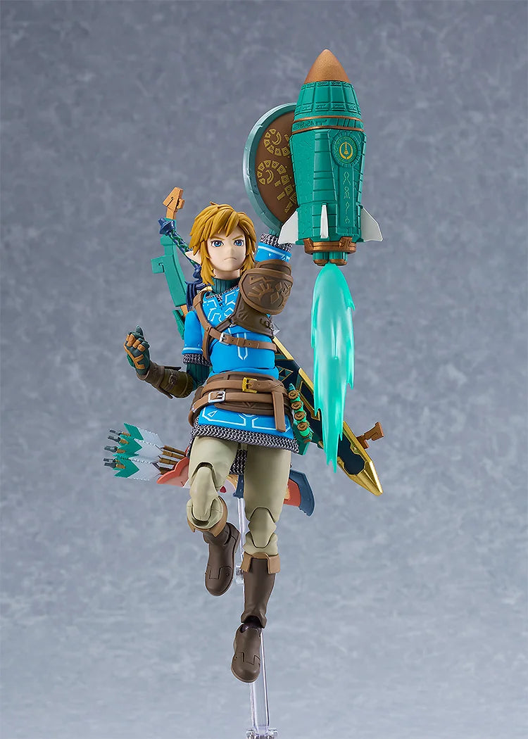 Figma DX Link DX Edition Action Figure - The Legend of Zelda: Tears of the Kingdom Collectible for Fans & Display | Perfect for Gaming Rooms, Office Decor & Anime Collections
