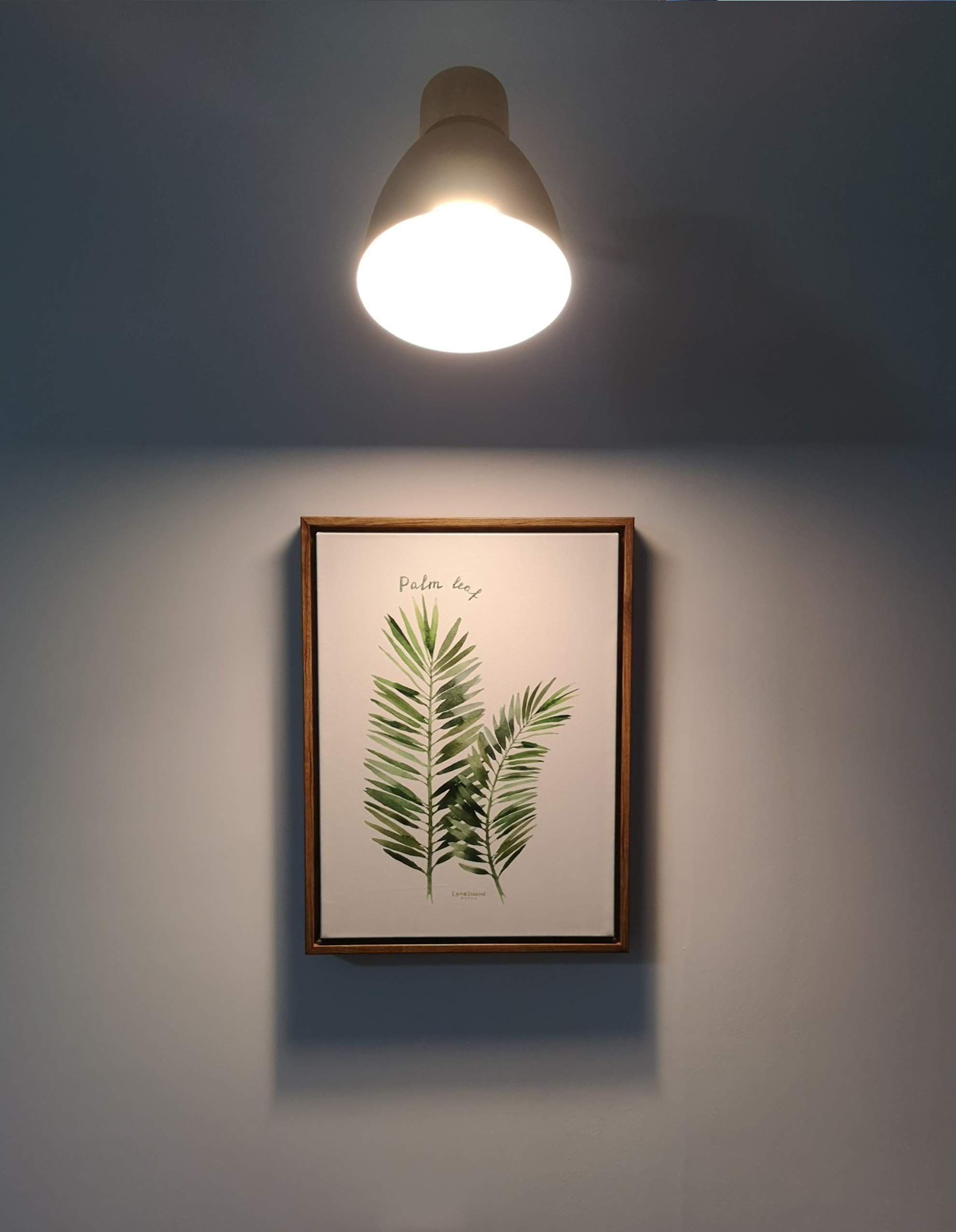 Adjustable Plug-in Wall Sconce with Dimmer & Timer - E26 Socket Dimmable Bedside Reading Lamp - White Aluminum Shade Industrial Wall Light - No Drilling Installation for Bedroom, Living Room & Dorm Decor