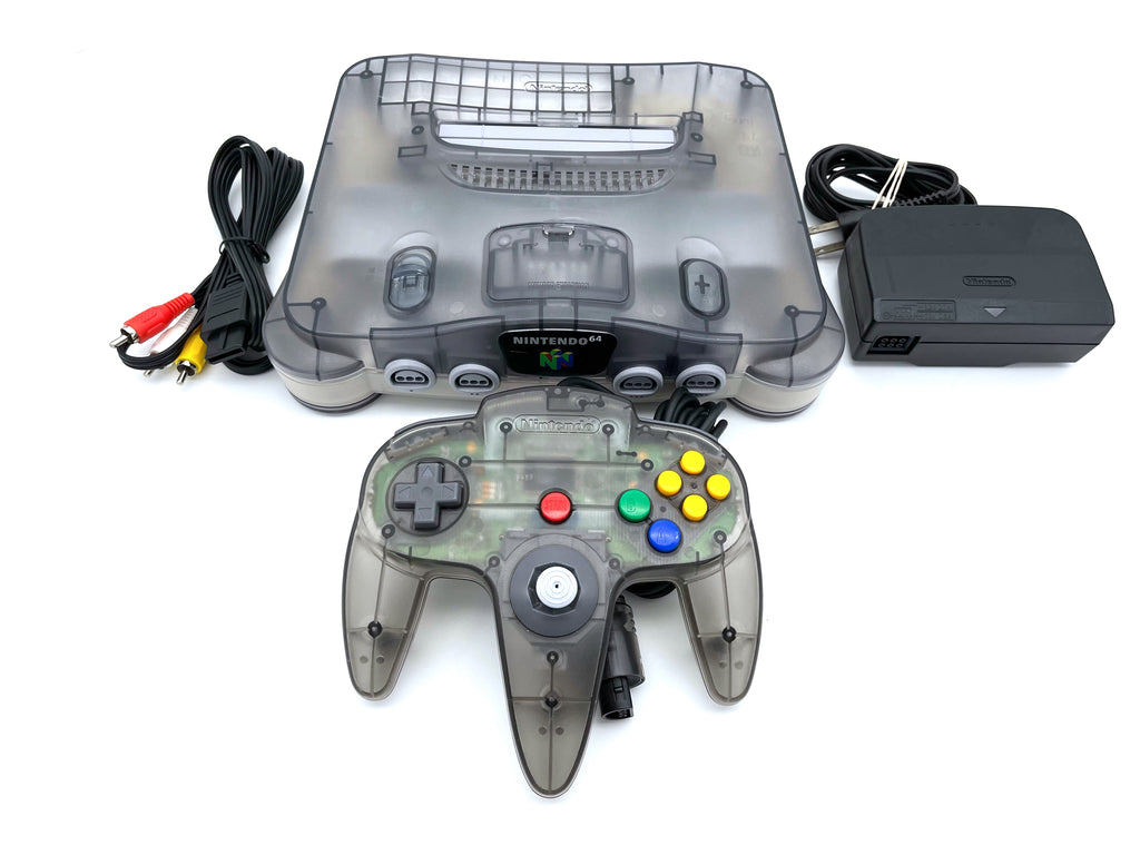 Original Nintendo 64 Console - Smoke Grey Edition | Retro Gaming System for Classic N64 Games | Perfect for Collectors & Nostalgic Gamers | Living Room, Game Room & Man Cave Decor