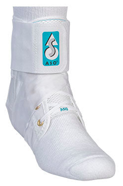 **ASO Ankle Brace for Sprain Support & Injury Recovery - Adjustable Compression Sleeve for Running, Basketball, Hiking & Sports Injury Prevention**