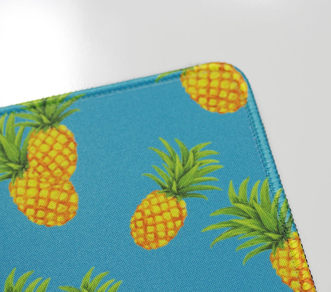 VIVIPOW Cartoon Pineapple Mouse Pad - Non-Slip Gaming & Office Desk Mat for Computers, Laptops - Cute Fruit-Themed Ergonomic Wrist Support for Work, Study & Home Use