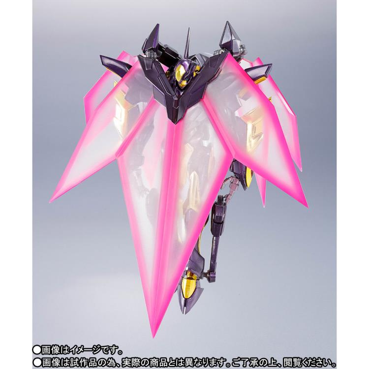 Bandai Metal Robot Spirits Code Geass Lancelot Albion Zero Action Figure - High-Quality Collectible Anime Model for Fans & Display - Perfect for Home Decor, Anime Collections, and Gift Giving
