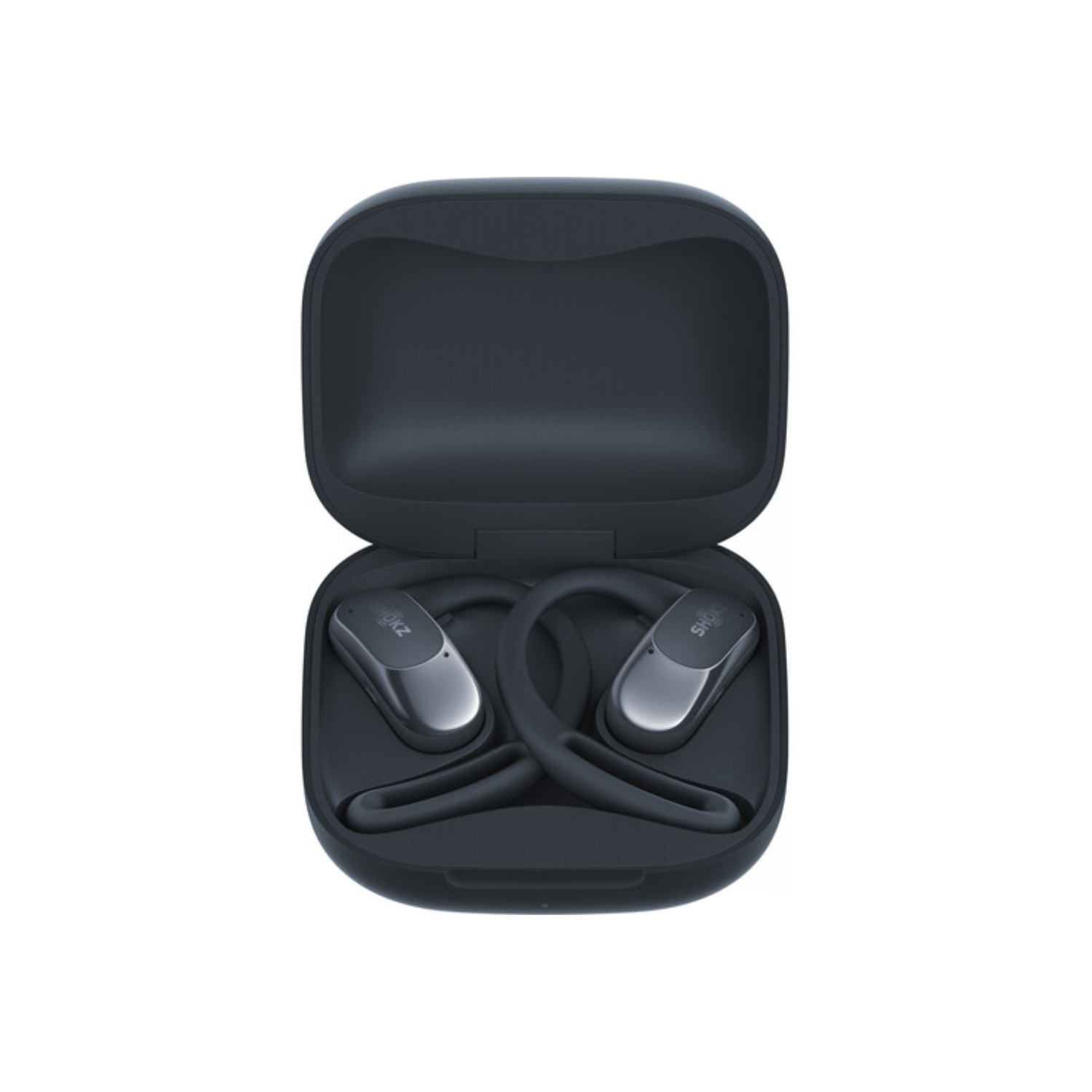 Shokz OpenFit Air Bone Conduction Wireless Headphones - Black | Perfect for Running, Cycling & Workouts