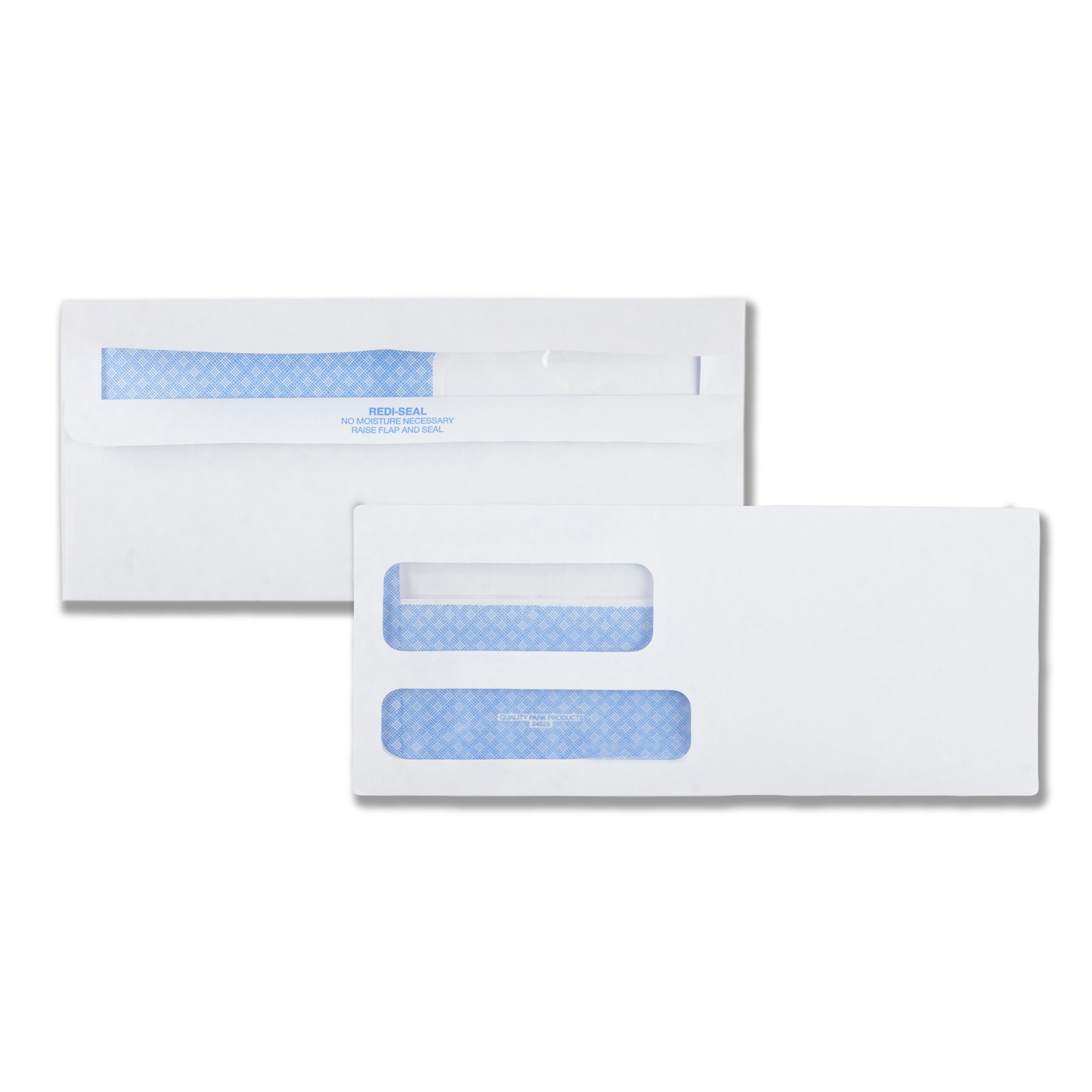 Premium #8 5/8 & #9 Double-Window Security Envelopes - Self Seal, 24 lb White (500/Box) - Ideal for Invoices, QuickBooks Statements & Business Mailings - 3-7/8 x 8-7/8 Inches
