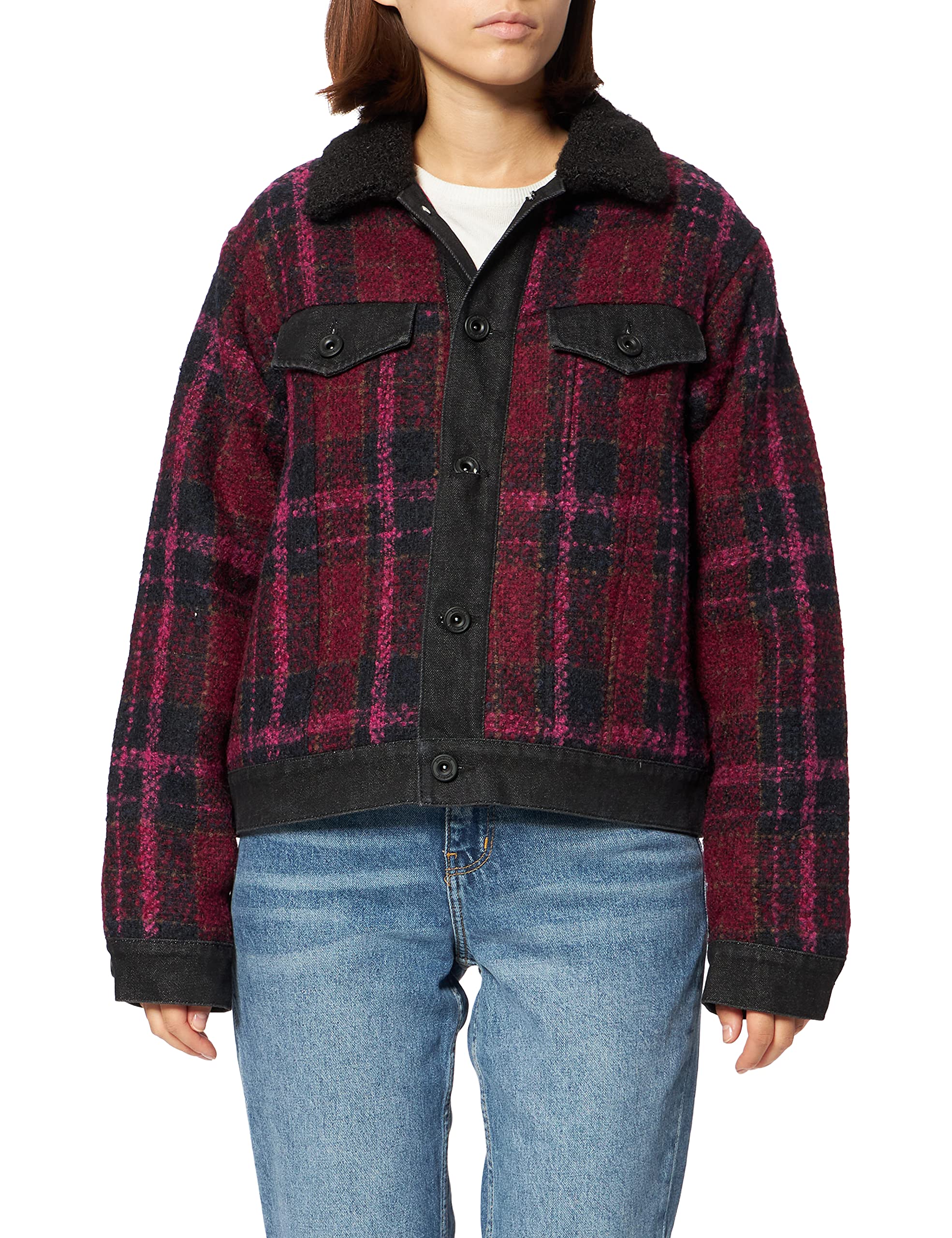 Desigual Women's Lightweight Woven Jacket - Stylish Casual Blazer for Spring & Fall | Perfect for Office, Date Night & Outdoor Events