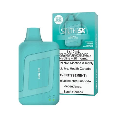 STLTH 5K Disposable Vape - 5000 Puffs, 5-Pack (Alberta) | Long-Lasting Flavors for On-the-Go Vaping, Travel & Social Events