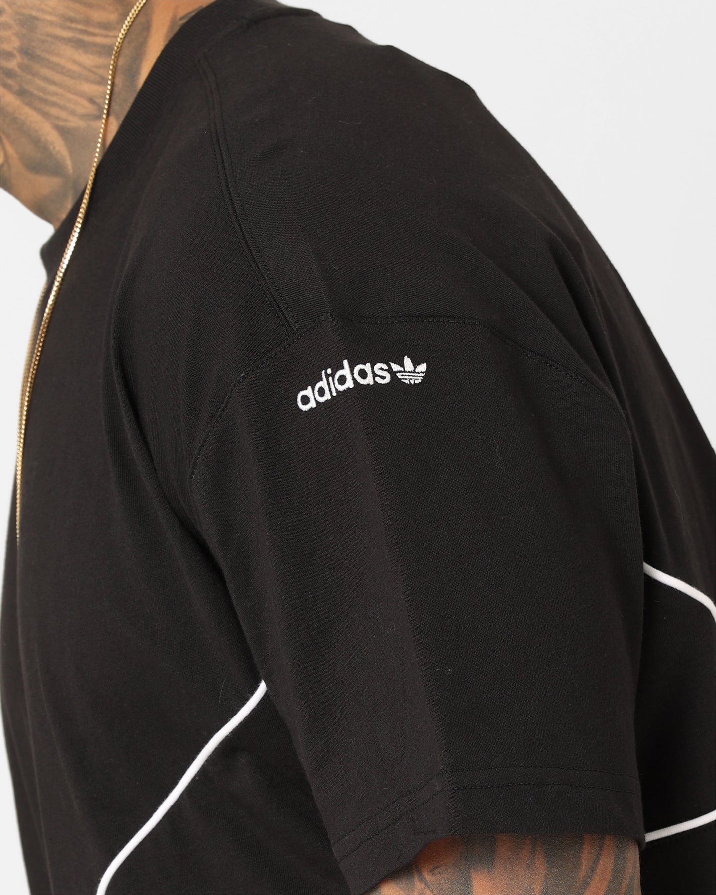 Adidas Originals Classic T-Shirt for Men - Black Cotton Crewneck Tee - Casual Wear, Gym, Street Style