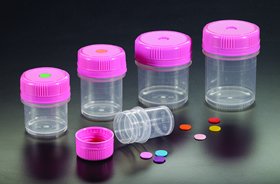 SecurTainer II Tamper Evident Specimen Containers 20ml - 500 Pack | Leak-Proof Medical Sample Storage | Ideal for Labs, Hospitals & Clinical Specimen Collection