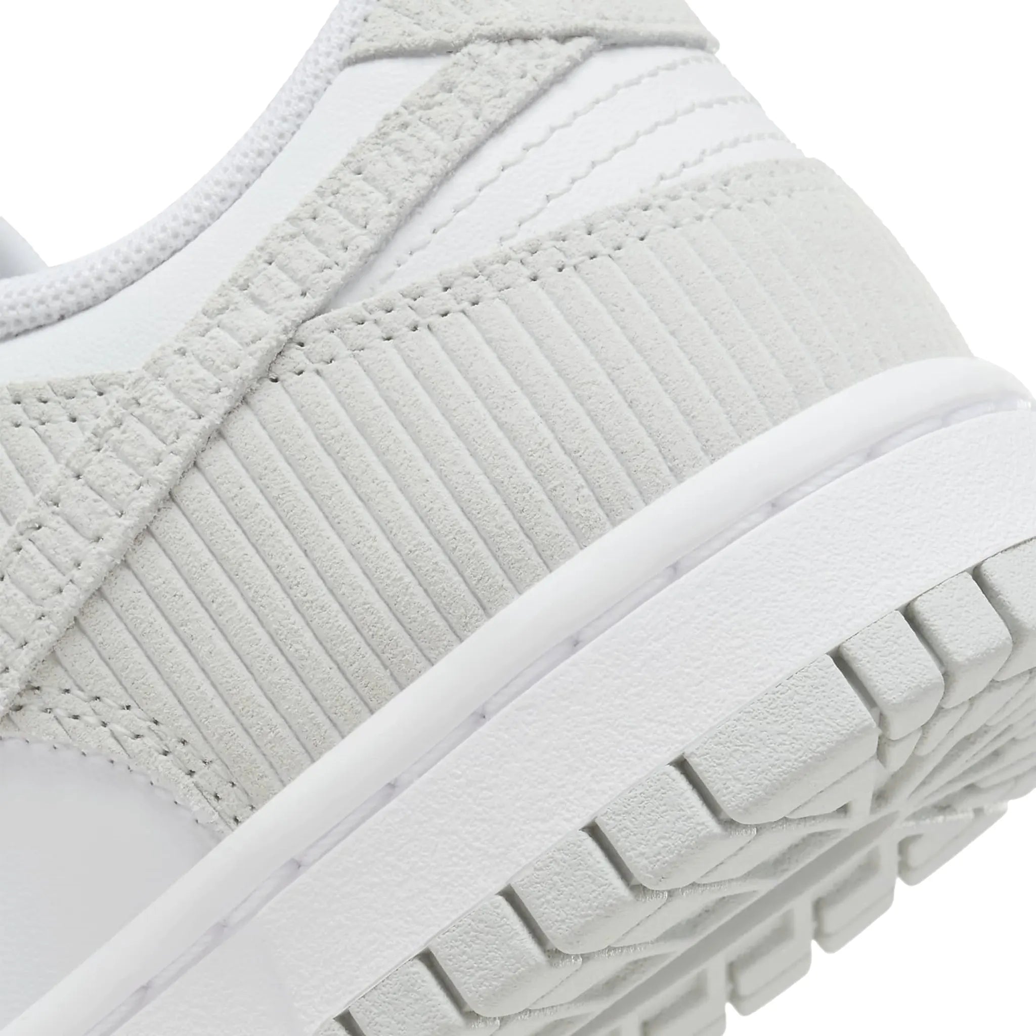 Nike Dunk Low Light Silver Corduroy Women's Sneakers - Comfortable Casual Shoes for Women, Streetwear Fashion & Everyday Wear