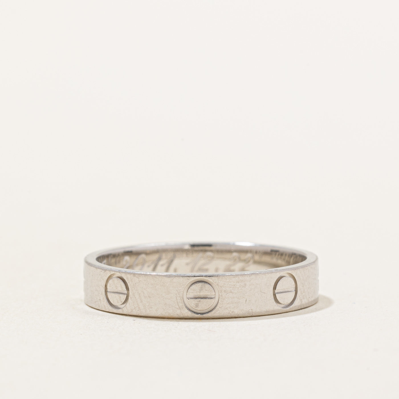 Cartier Love Ring - Small Model Size 6.75 | 18K Gold Luxury Wedding Band | Perfect for Engagement, Anniversary & Romantic Gifts