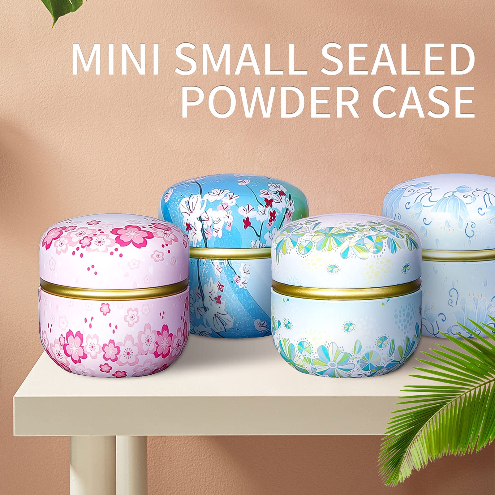 Topwon Premium Powder Case with Soft Powder Puff - Travel-Friendly Body Powder Container for Baby & Mom - Dusting Powder Dispenser for Diaper Bags & Nursery (Pink) - Perfect for On-the-Go Baby Care & Postpartum Use