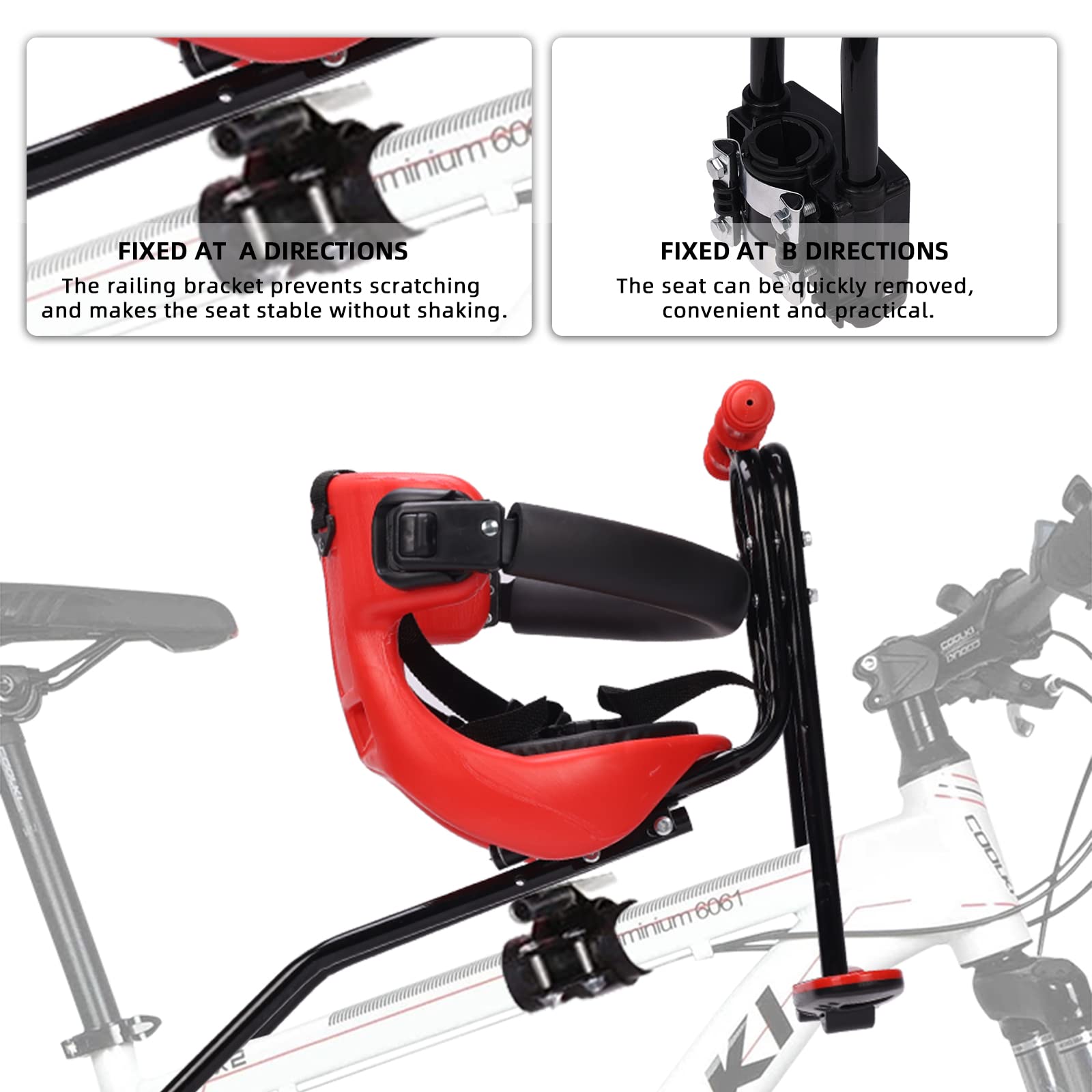 Best Front Mount Kids Bike Seat for Adults - Safe & Comfortable Child Bike Seat for Cycling, Commuting & Family Outdoor Adventures