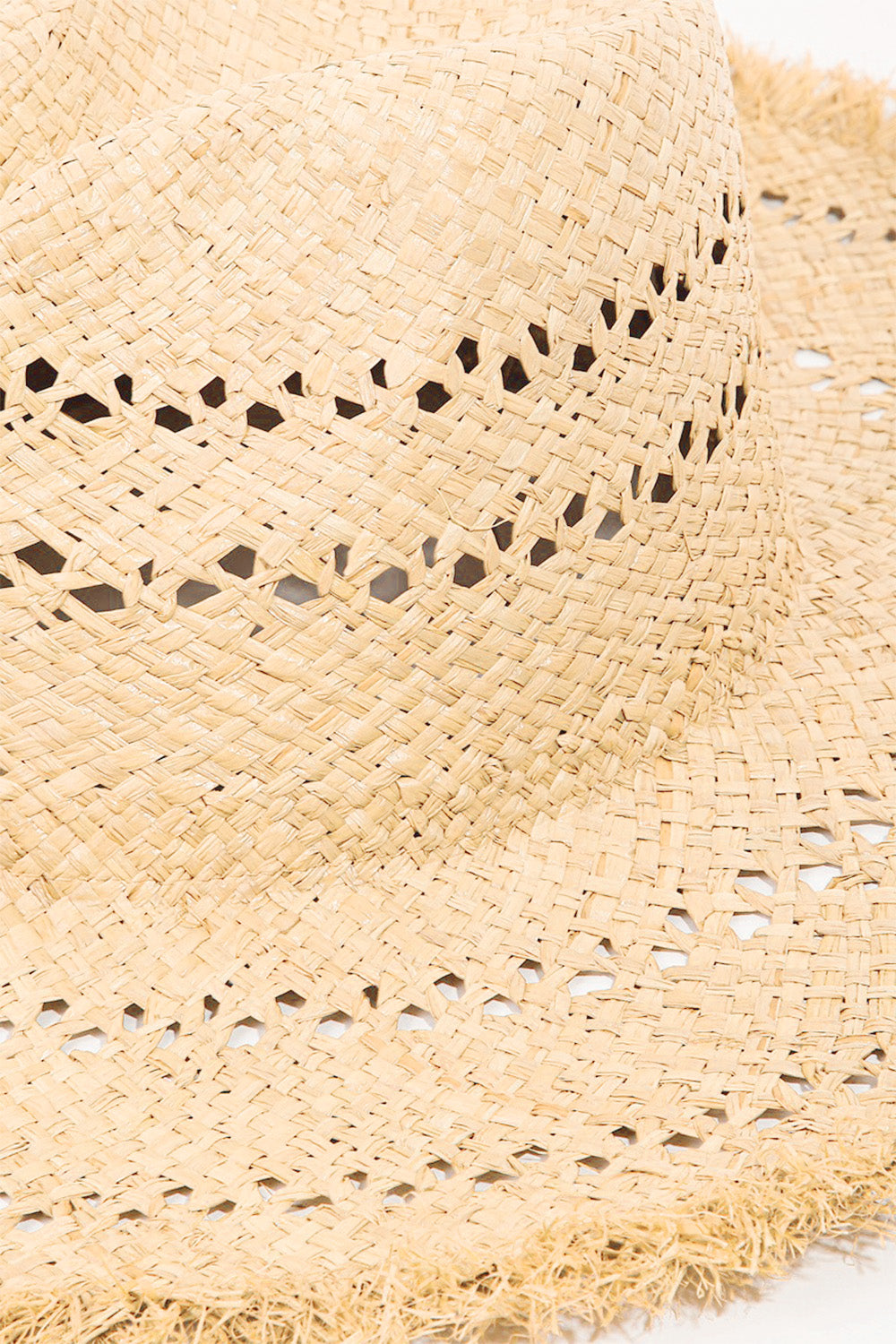 Stylish Raw Hem Weave Hat for Women & Men - Breathable Summer Sun Hat for Outdoor Activities, Beach, Hiking, and Travel